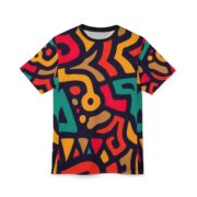 Vibrant Unisex Graphic Tee, Colorful Artistic T-Shirt, Unique Casual Wear, Gift for Art Lovers, Trending Summer Fashion