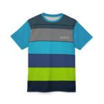 Vibrant Unisex Cut & Sew Tee, Colorful T-Shirt for All Occasions, Perfect Gift for Birthdays, Casual Wear, Art Lovers, Unique Style