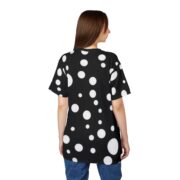 Polka Dot Women Tee, Trendy AOP T-Shirt for Casual Wear, Graphic Tee, Modern Style, Gift Idea for Birthdays and Holidays - Image 3