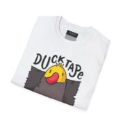 Quirky Duck Tape T-Shirt, Fun Graphic Tee, Gift for DIY Lovers, Casual Wear, Humor Shirt, Unisex Style - Image 4