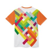 Colorful Geometric Unisex Tee - Trendy Summer Shirt, Casual Wear, Vibrant Fashion, Gift for Him/Her, Festival Look - Image 2