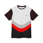 Chevron Colorblock Tee — 'adira' Graphic Cut & Sew Shirt