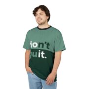 Motivational Unisex Tee | Don't Quit Graphic Shirt, Gym Wear, Casual Outfit, Fitness Gift, Inspirational Top - Image 4