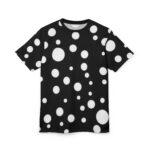 Polka Dot Women Tee, Trendy AOP T-Shirt for Casual Wear, Graphic Tee, Modern Style, Gift Idea for Birthdays and Holidays