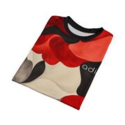 Floral Women Cut & Sew Tee - Vibrant AOP, Trendy Streetwear, Perfect for Ladies - Image 5