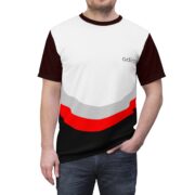Chevron Colorblock Tee — 'adira' Graphic Cut & Sew Shirt - Image 4