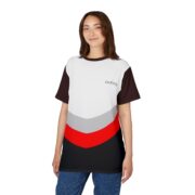 Chevron Colorblock Tee — 'adira' Graphic Cut & Sew Shirt - Image 3